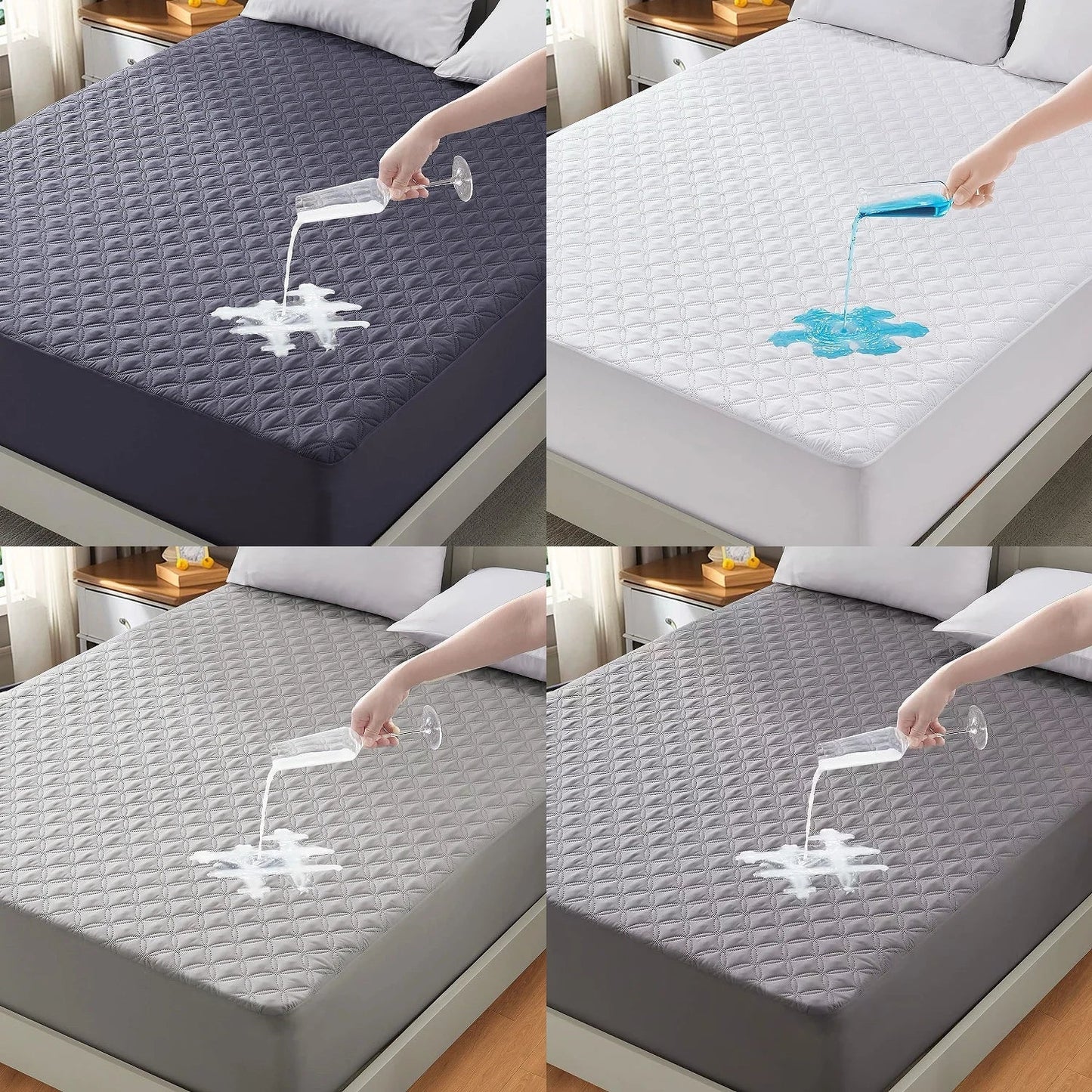 Mattress Pad with Deep Pocket - DailyBasicNeeds.com