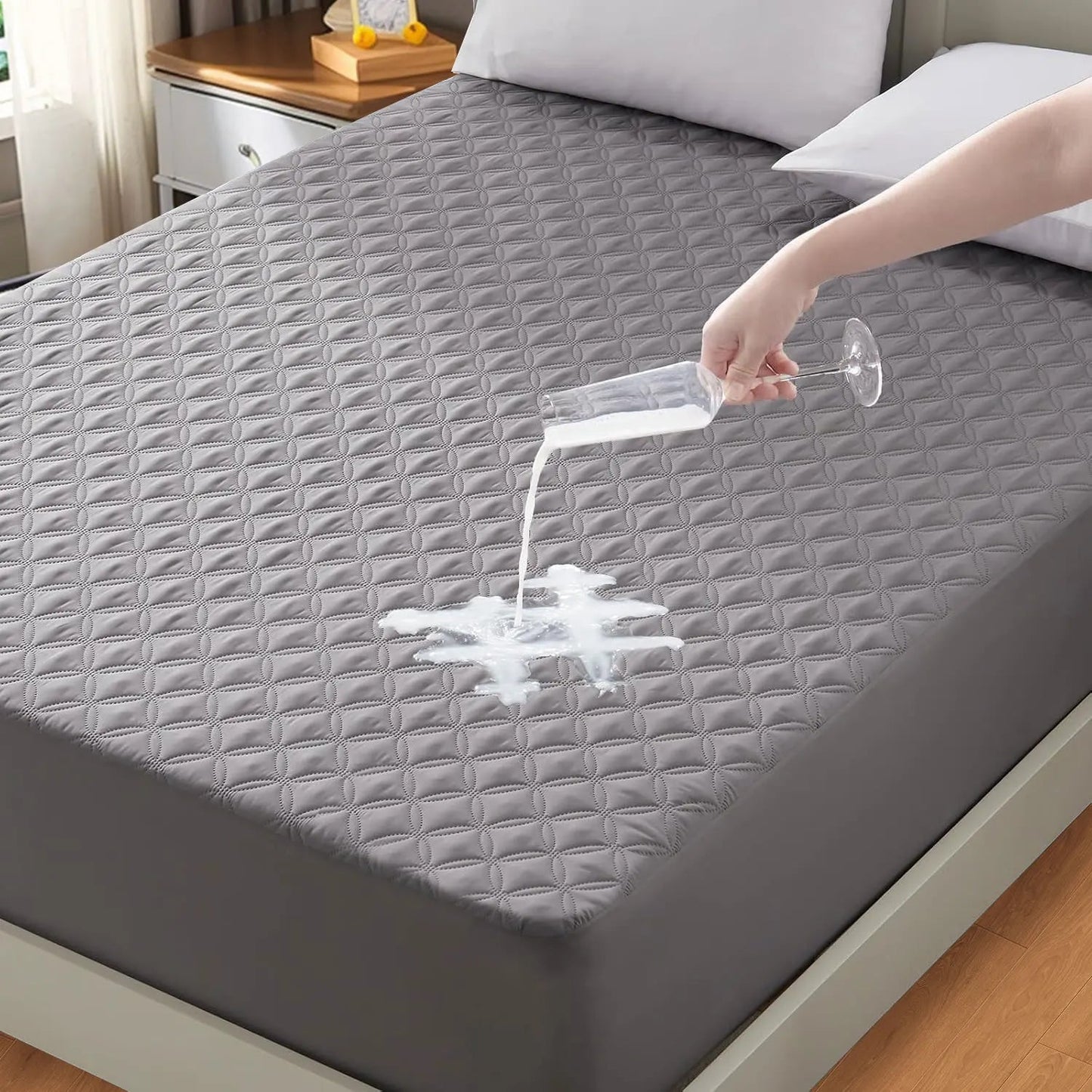Mattress Pad with Deep Pocket - DailyBasicNeeds.com