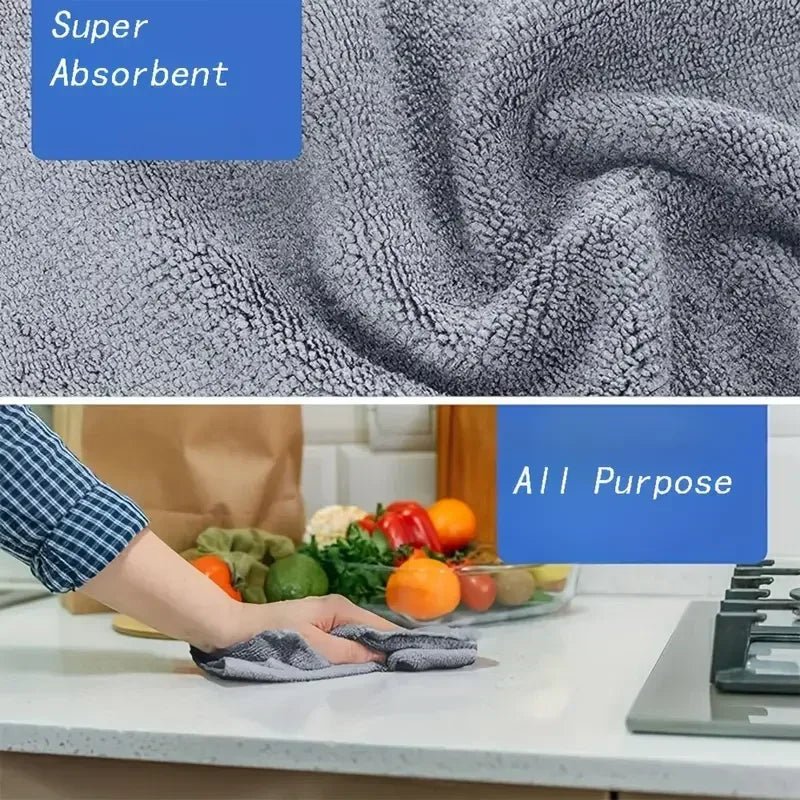 Microfiber Cleaning Cloths - DailyBasicNeeds.com