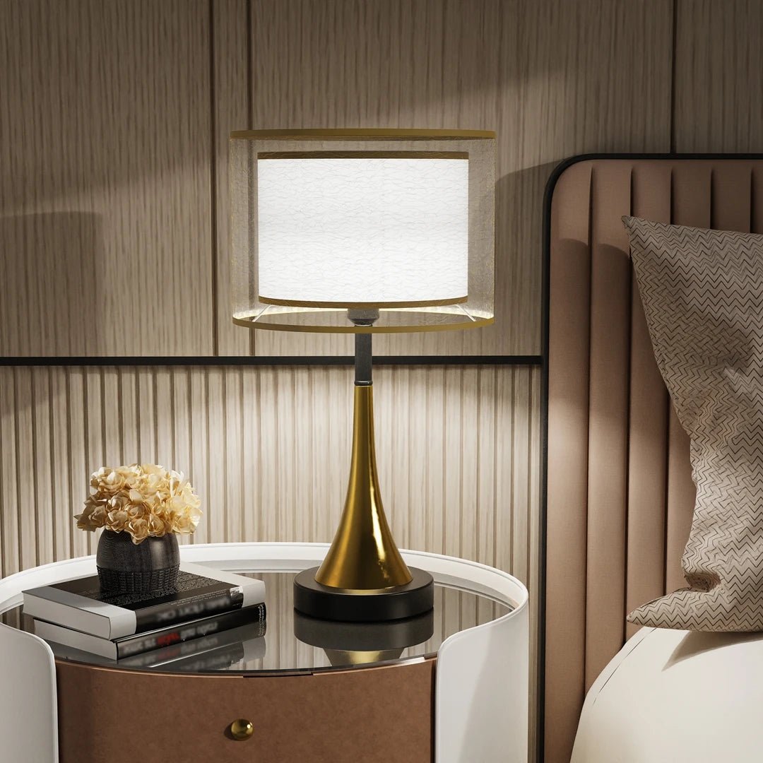 Mid - Century Bedside Lamp - DailyBasicNeeds.com