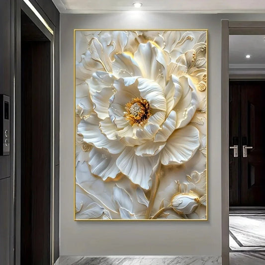 Modern abstract floral canvas art prints - DailyBasicNeeds.com