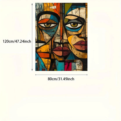 Modern African abstract art canvas - DailyBasicNeeds.com