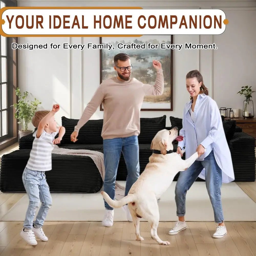Modular Sectional Sofa with L - Shape Chaise - DailyBasicNeeds.com