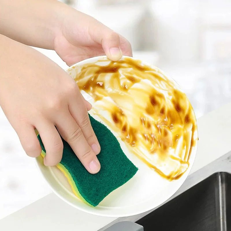 Multi - Layer Scrubbing Sponge - DailyBasicNeeds.com