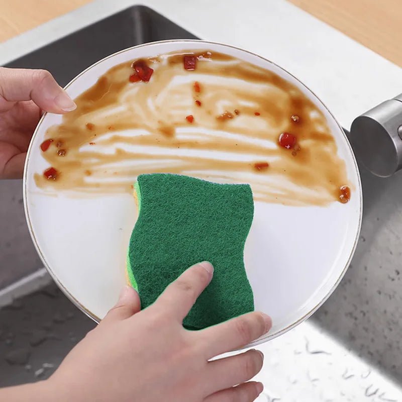 Multi - Layer Scrubbing Sponge - DailyBasicNeeds.com