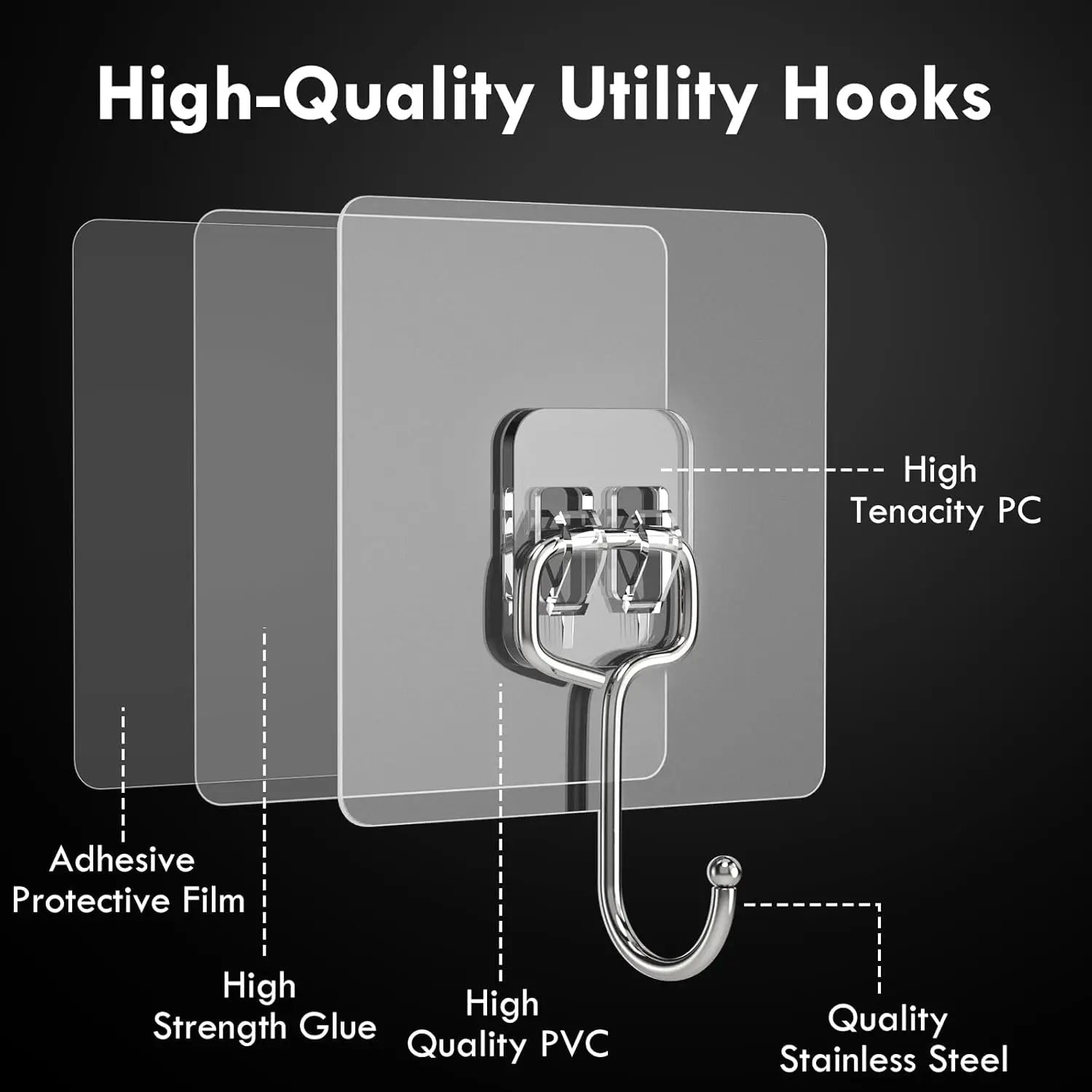 Multi - Purpose Wall Holder - DailyBasicNeeds.com