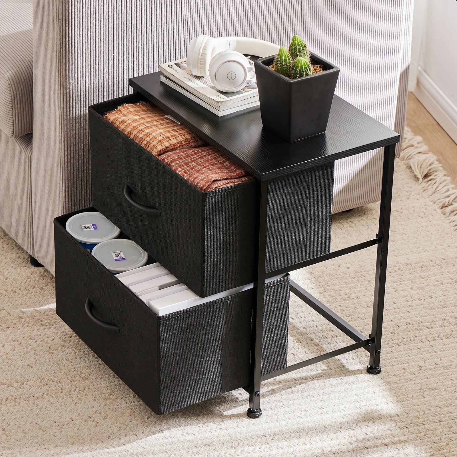 Nightstand Bedside Table - DailyBasicNeeds.com