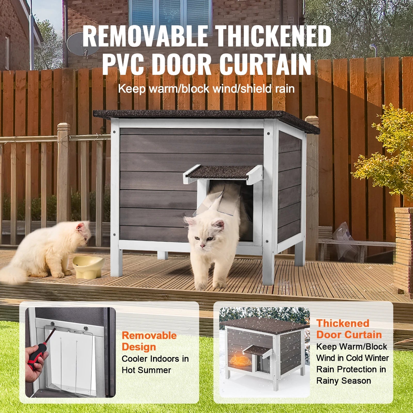 Outdoor Cat House - DailyBasicNeeds.com