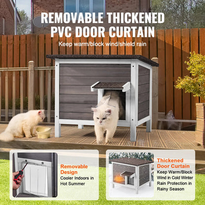 Outdoor Cat House - DailyBasicNeeds.com