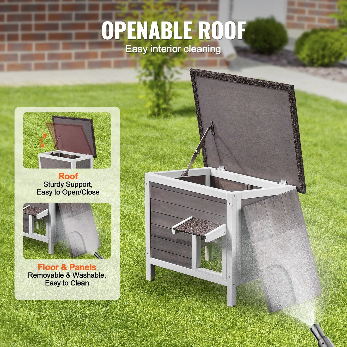 Outdoor Cat House - DailyBasicNeeds.com