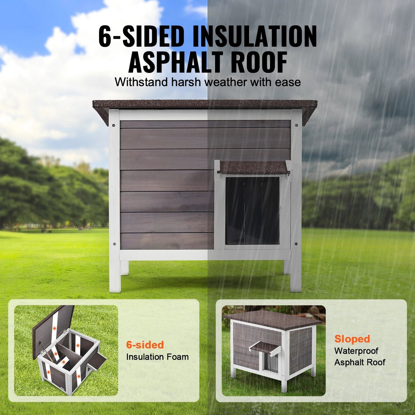 Outdoor Cat House - DailyBasicNeeds.com