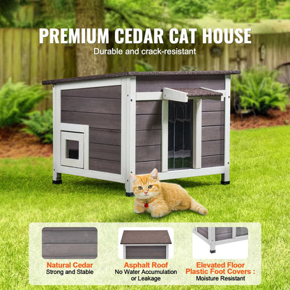 Outdoor Cat House - DailyBasicNeeds.com