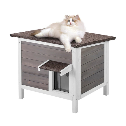 Outdoor Cat House - DailyBasicNeeds.com