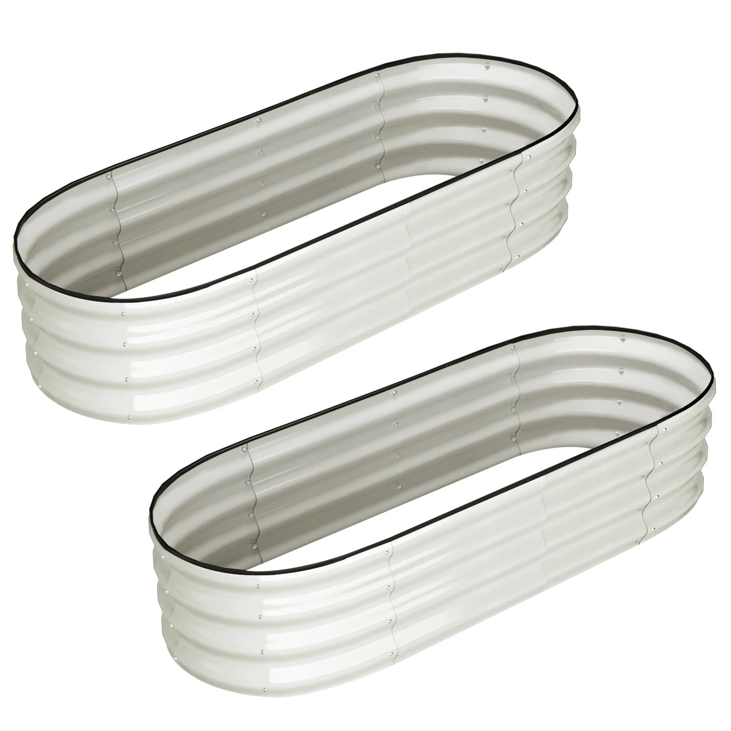 Oval Raised Garden Bed - DailyBasicNeeds.com