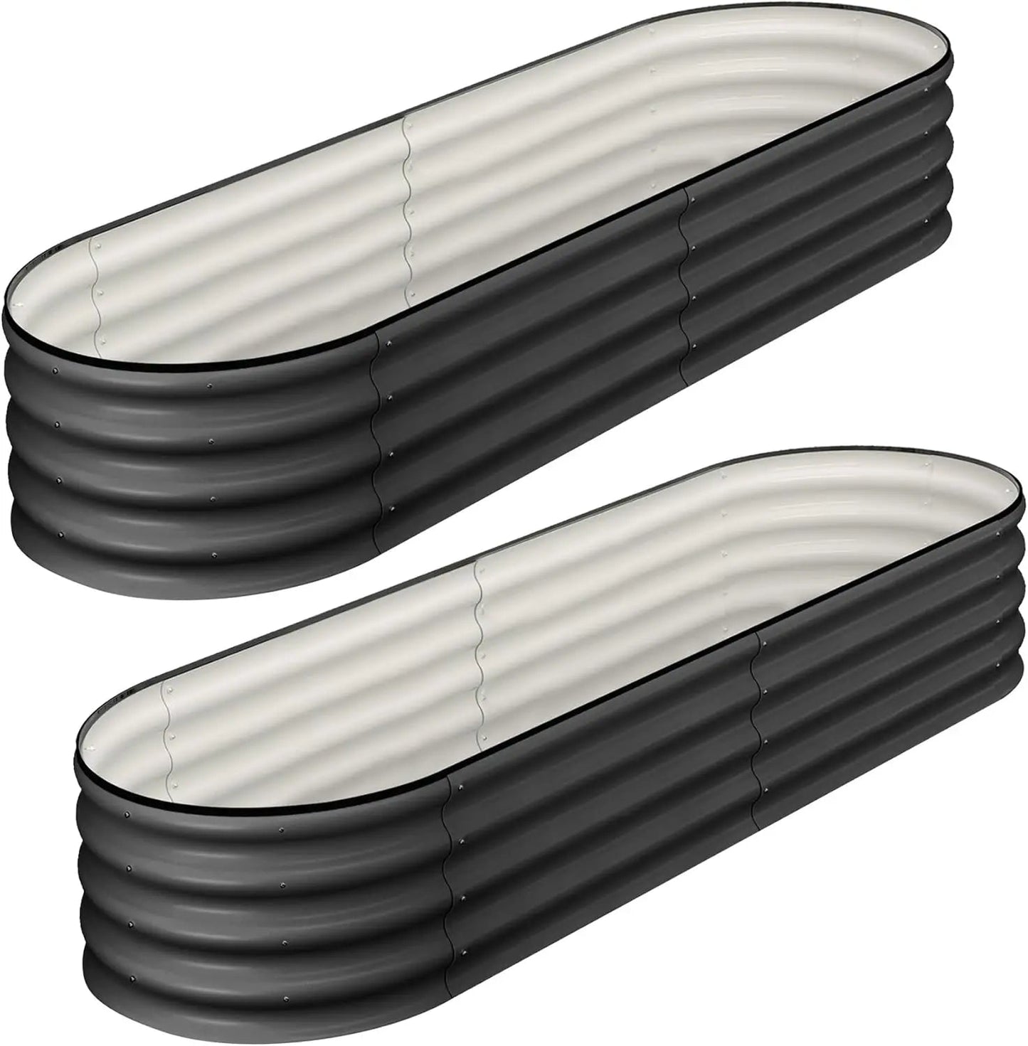 Oval Raised Garden Bed - DailyBasicNeeds.com