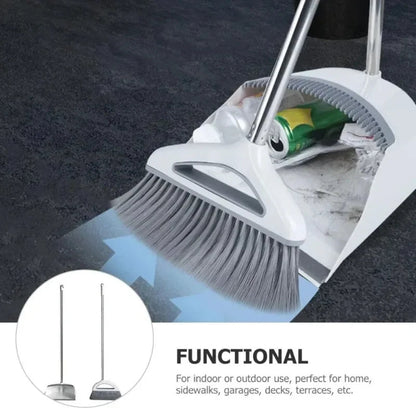 Plastic Broom and Dustpan Set - DailyBasicNeeds.com