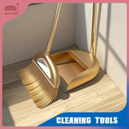 Plastic Broom and Dustpan Set - DailyBasicNeeds.com