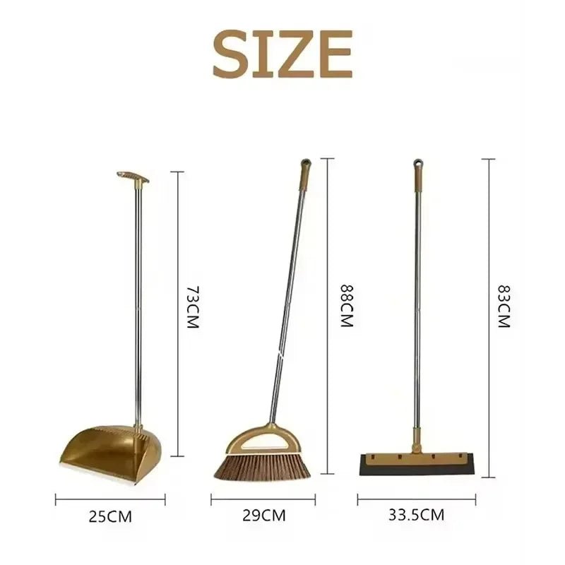 Plastic Broom and Dustpan Set - DailyBasicNeeds.com