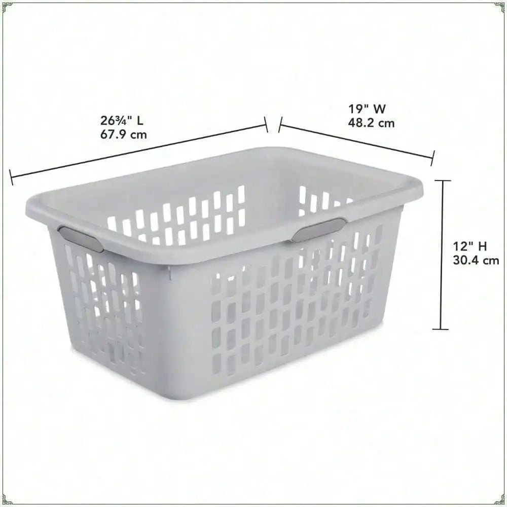 Plastic Laundry Basket - DailyBasicNeeds.com