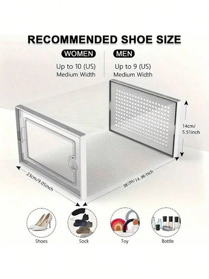 Plastic Stackable Shoebox - DailyBasicNeeds.com
