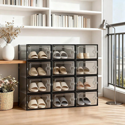 Plastic Stackable Shoebox - DailyBasicNeeds.com