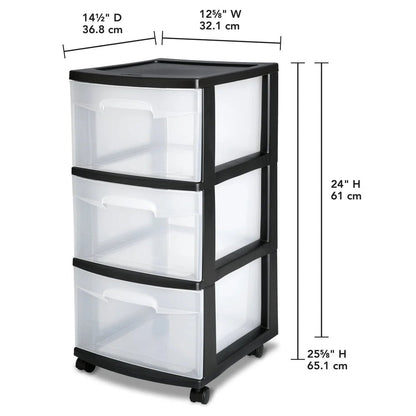 Plastic Storage Cart - DailyBasicNeeds.com