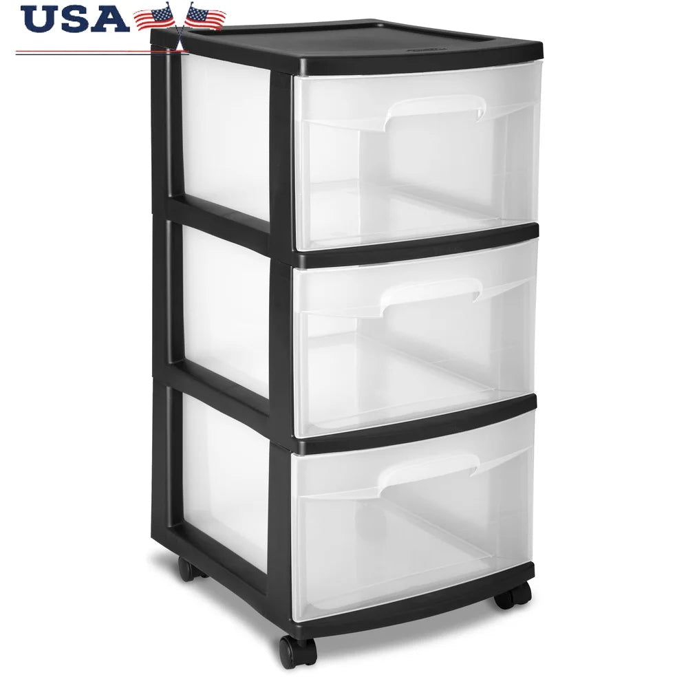 Plastic Storage Cart - DailyBasicNeeds.com