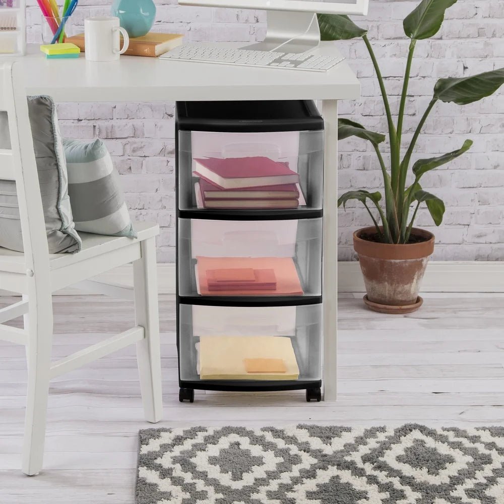 Plastic Storage Cart - DailyBasicNeeds.com