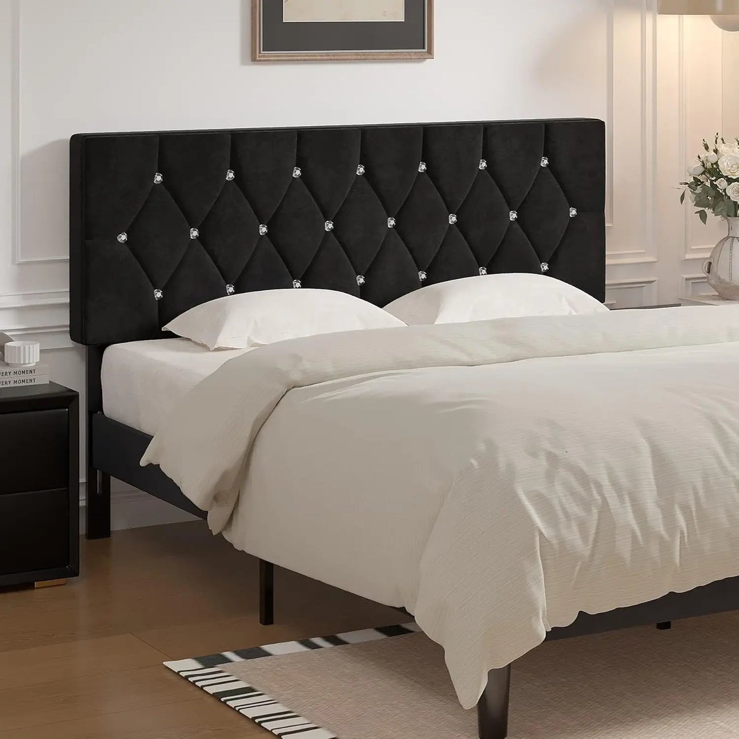 Queen Size Tufted Upholstered Headboard - DailyBasicNeeds.com
