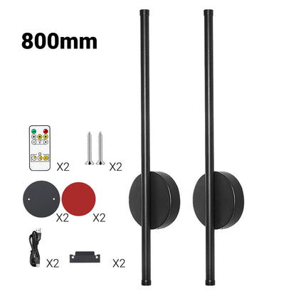 Rechargeable Wall Light LED 50 80cm Dimming Wall Sconce with Remote Control 2 - pack - DailyBasicNeeds.com