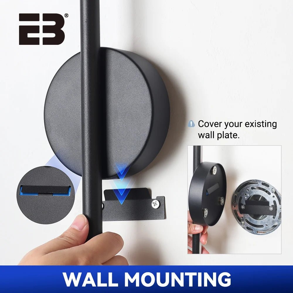 Rechargeable Wall Light LED 50 80cm Dimming Wall Sconce with Remote Control 2 - pack - DailyBasicNeeds.com