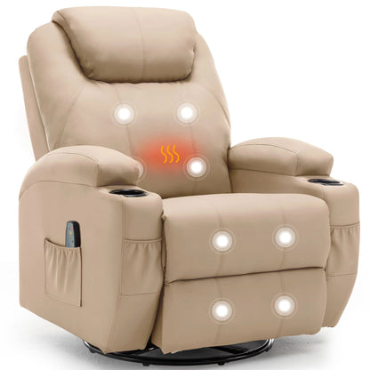 Recliner Chair with Massage and Heat - DailyBasicNeeds.com