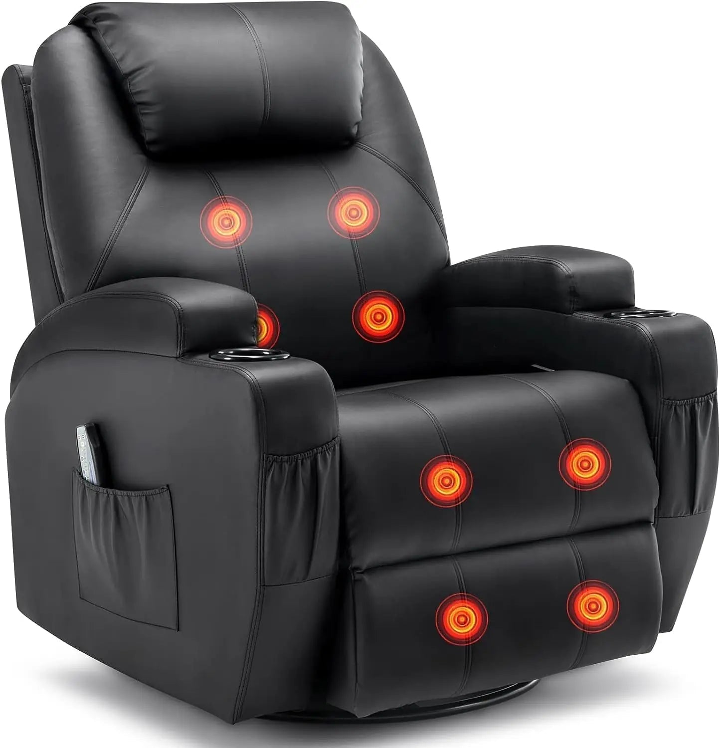 Recliner Chair with Massage and Heat - DailyBasicNeeds.com