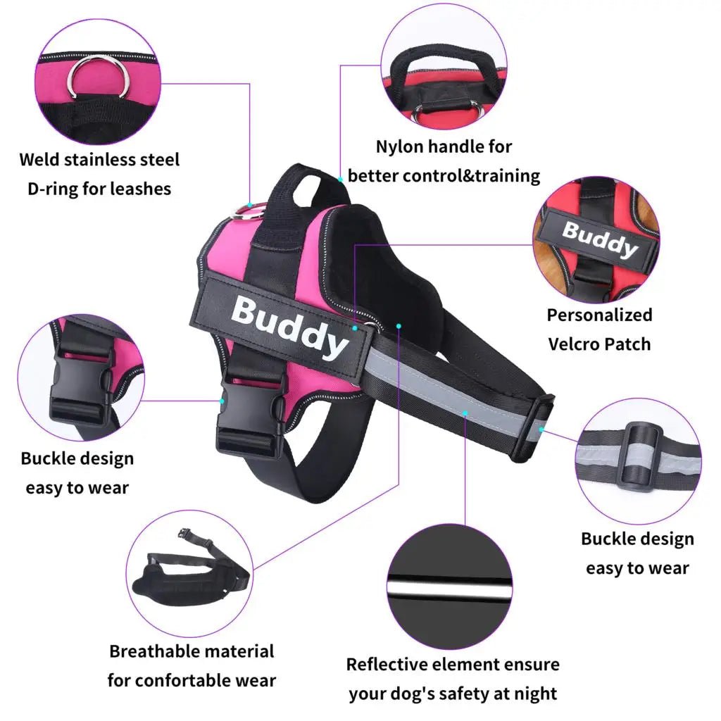 Reflective Dog Harness - DailyBasicNeeds.com