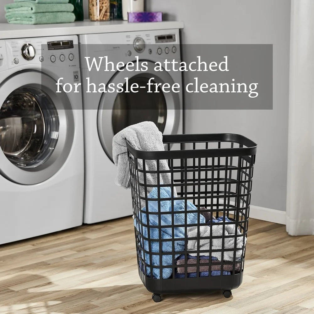 Rolling Laundry Hamper - DailyBasicNeeds.com