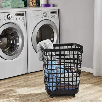 Rolling Laundry Hamper - DailyBasicNeeds.com