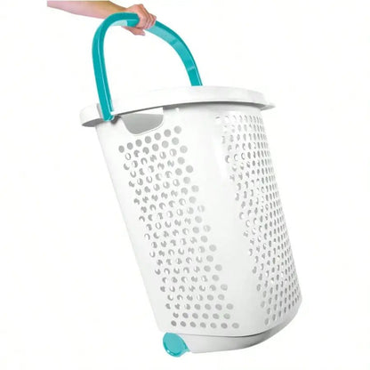 Rolling Laundry Hamper - DailyBasicNeeds.com