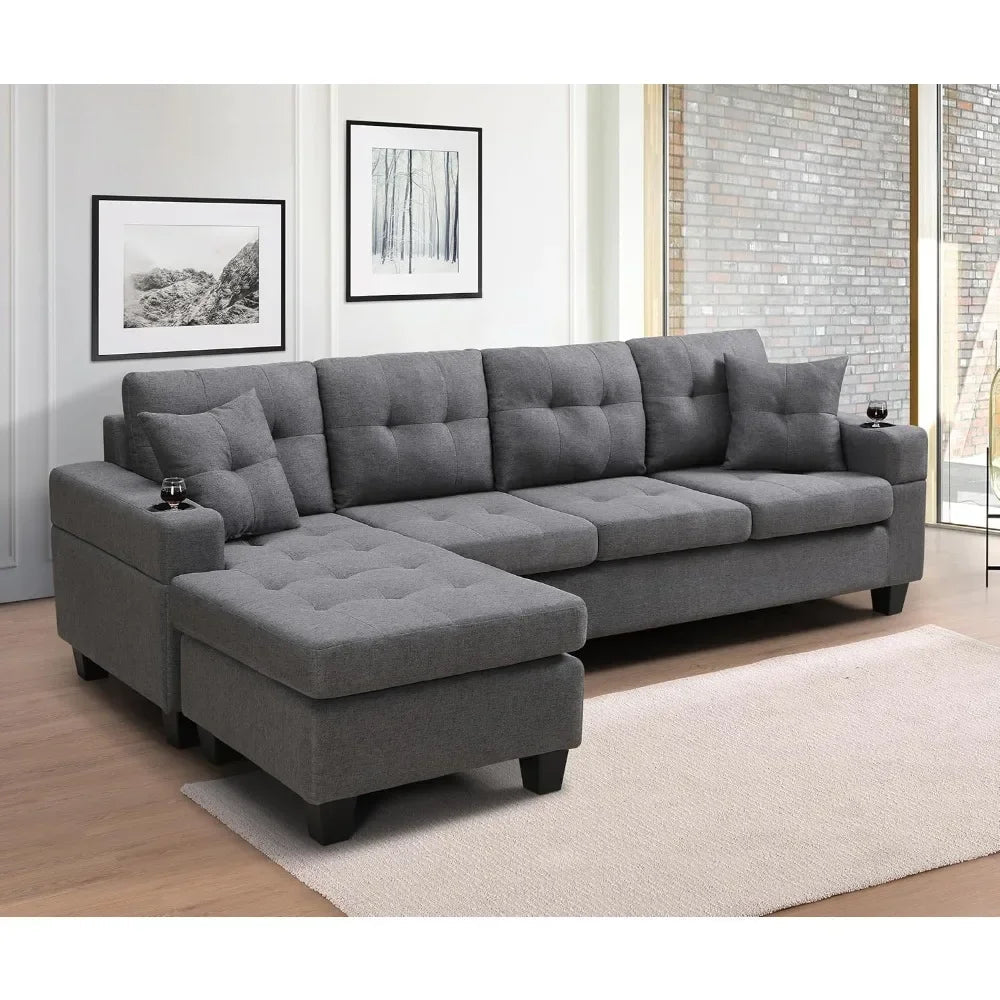 Sectional Sofa Couch - DailyBasicNeeds.com