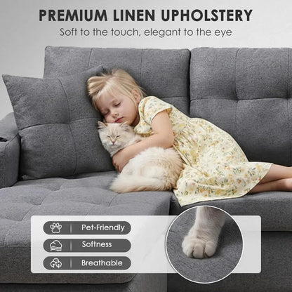 Sectional Sofa Couch - DailyBasicNeeds.com