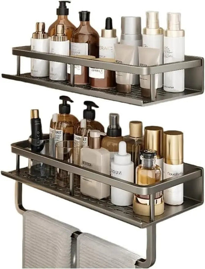 Self Adhesive Bathroom Shelves - DailyBasicNeeds.com