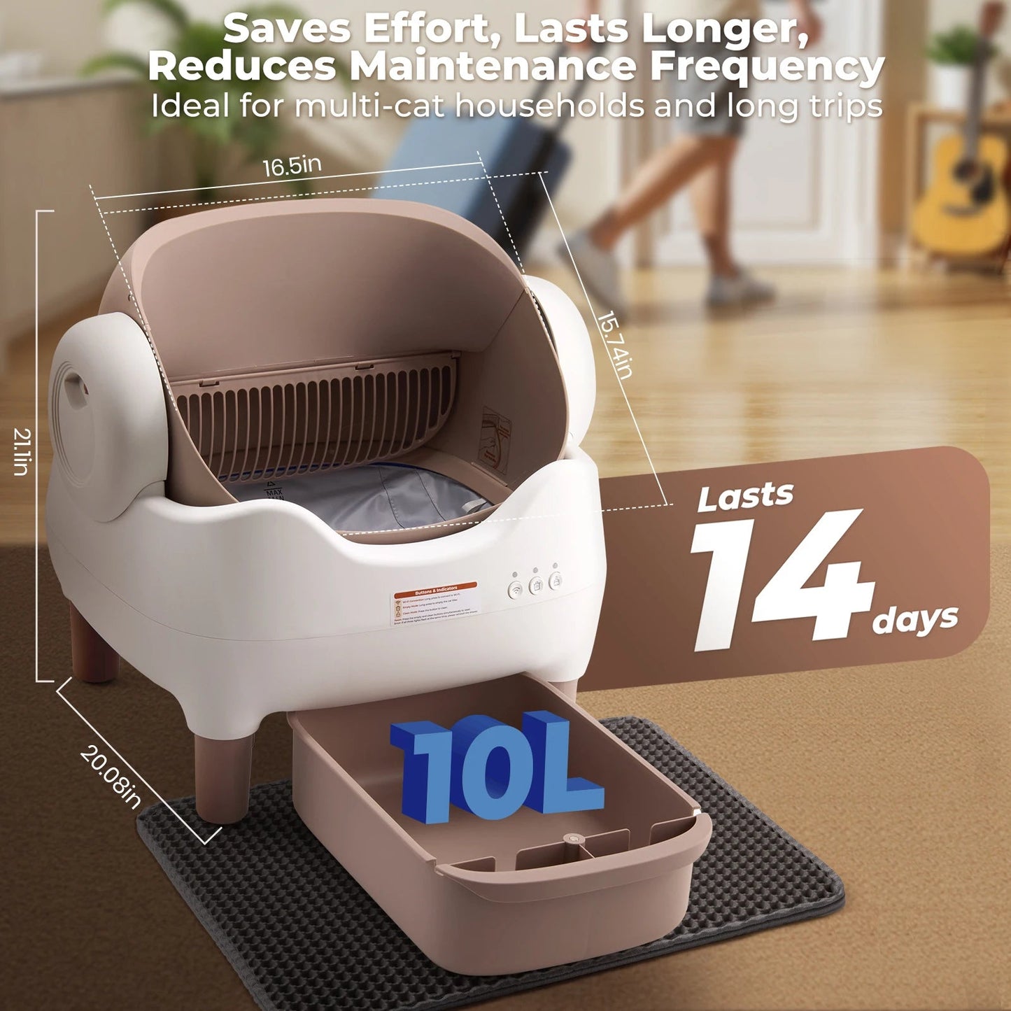 Self Cleaning Litter Box - DailyBasicNeeds.com