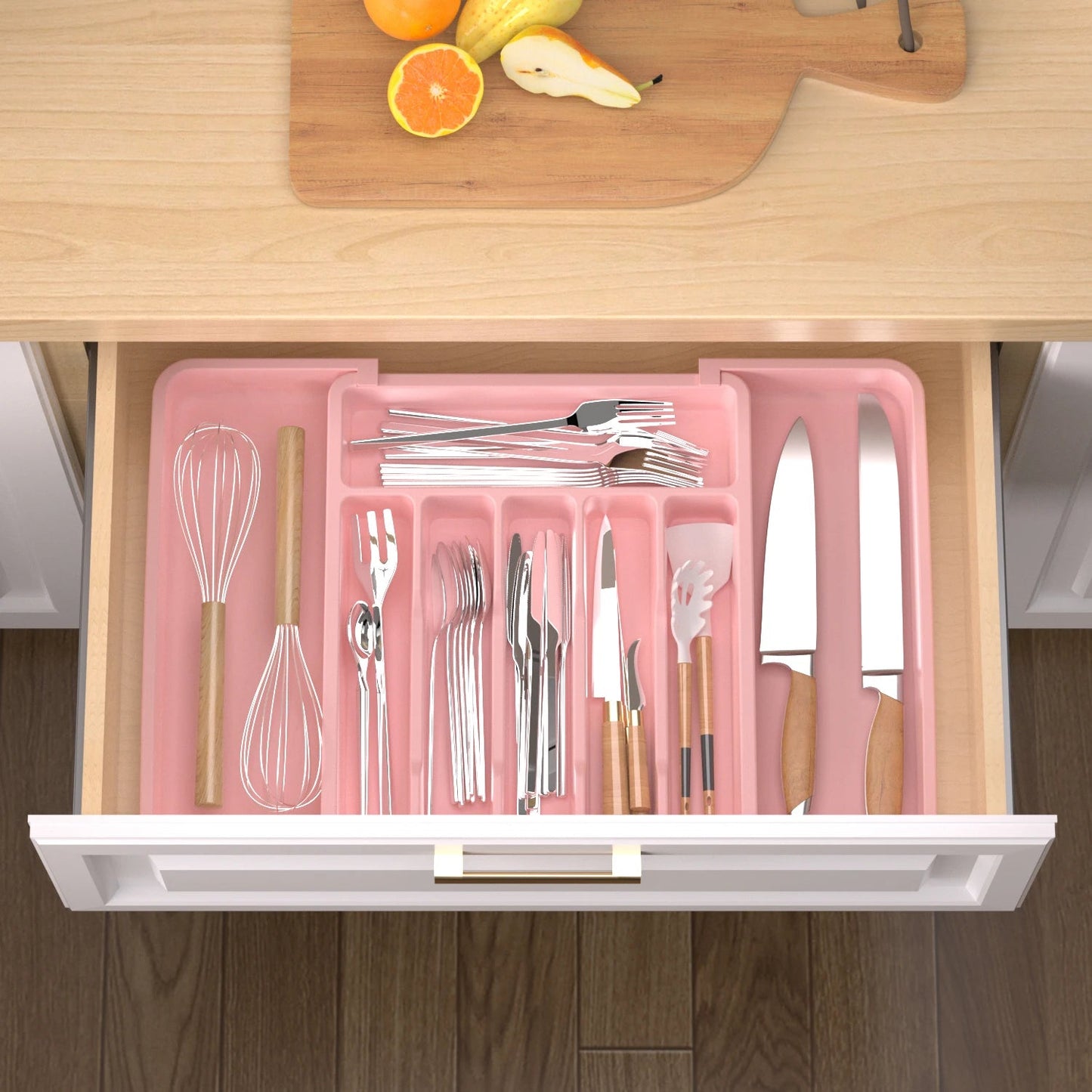 Silverware Drawer Organizer - DailyBasicNeeds.com