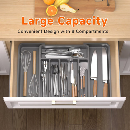 Silverware Drawer Organizer - DailyBasicNeeds.com