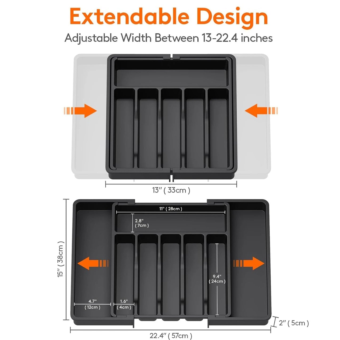 Silverware Drawer Organizer - DailyBasicNeeds.com