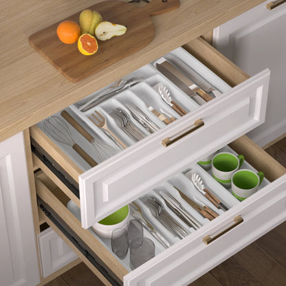 Silverware Drawer Organizer - DailyBasicNeeds.com
