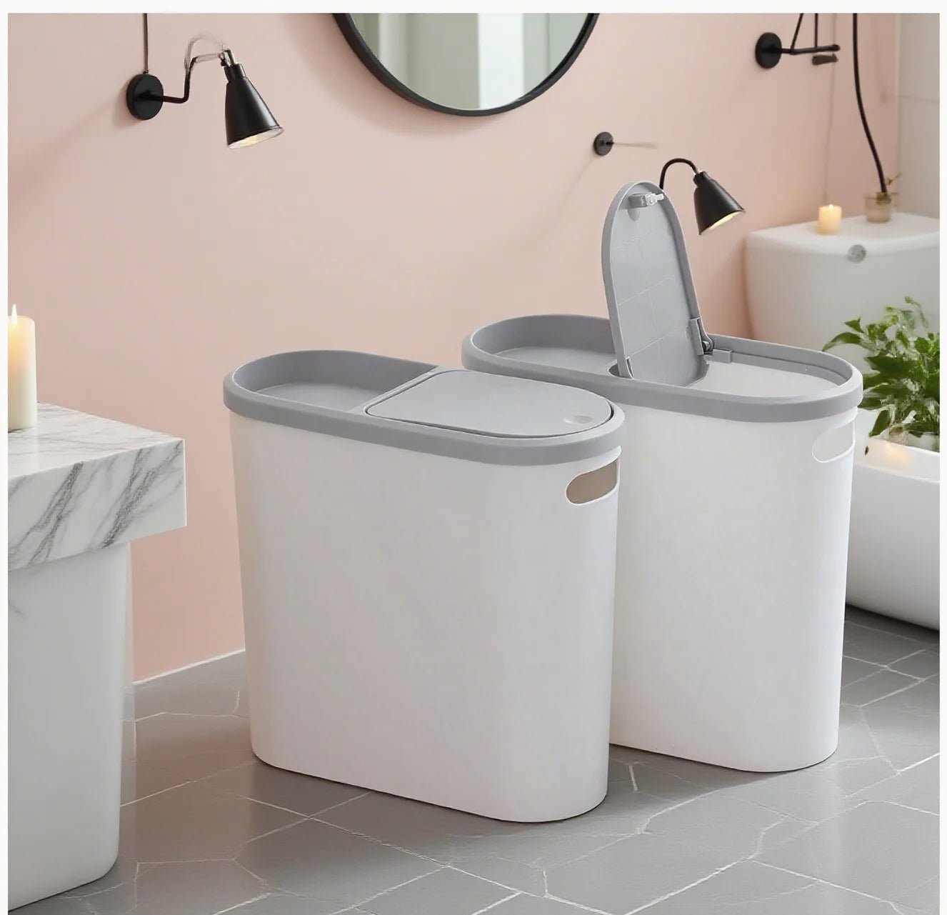 Simple design trash can - DailyBasicNeeds.com