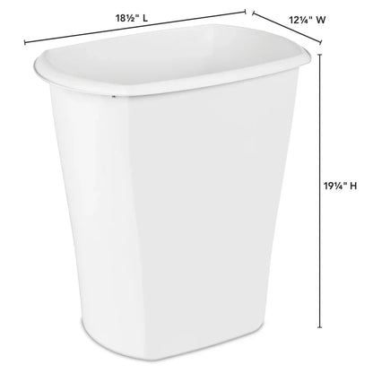 Slim Rectangular Trash Can - DailyBasicNeeds.com