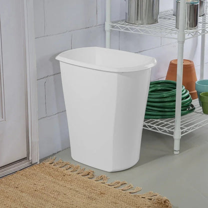 Slim Rectangular Trash Can - DailyBasicNeeds.com