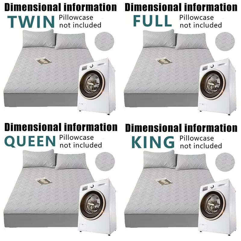 Soft quilted mattress cover - DailyBasicNeeds.com