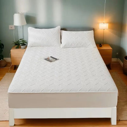 Soft quilted mattress cover - DailyBasicNeeds.com